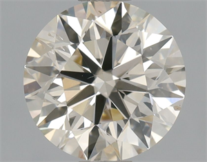 Picture of Natural Diamond 0.95 Carats, Round with Excellent Cut, K Color, SI1 Clarity and Certified by IGI