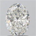 Diamante Natural 1.20 quilates, Ovalado , Color H, claridad SI1 y certificado GIA