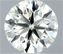 Natural Diamond 0.52 Carats, Round with Excellent Cut, J Color, VVS2 Clarity and Certified by IGI