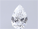 Diamante Natural 0.55 quilates, De pera , Color E, claridad SI1 y certificado GIA
