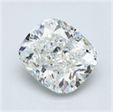 Diamante Natural 1.21 quilates, Del cojín , Color I, claridad VS2 y certificado GIA