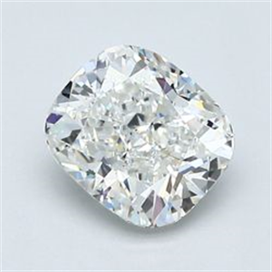 Foto Diamante Natural 1.21 quilates, Del cojín , Color I, claridad VS2 y certificado GIA de