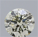 Natural Diamond 0.72 Carats, Round with Excellent Cut, M Color, SI2 Clarity and Certified by IGI