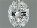 Natural Diamond 0.50 Carats, Oval with  Cut, G Color, VVS1 Clarity and Certified by IGI