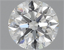 Natural Diamond 0.85 Carats, Round with Excellent Cut, F Color, VVS1 Clarity and Certified by GIA