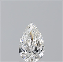 Natural Diamond 0.70 Carats, Pear with  Cut, G Color, VS1 Clarity and Certified by GIA