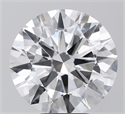 Lab Grown Diamond 7.00 Carats, Round with Excellent Cut, F Color, VS1 Clarity and Certified by IGI