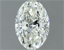Natural Diamond 0.70 Carats, Oval with  Cut, I Color, VS2 Clarity and Certified by IGI