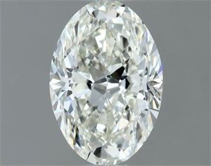 Picture of Natural Diamond 0.70 Carats, Oval with  Cut, I Color, VS2 Clarity and Certified by IGI