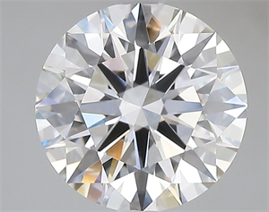 Picture of Lab Grown Diamond 3.19 Carats, Round with Ideal Cut, D Color, VVS1 Clarity and Certified by IGI