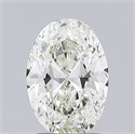 Diamante Natural 1.00 quilates, Ovalado , Color J, claridad SI1 y certificado GIA
