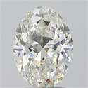 Natural Diamond 1.71 Carats, Oval with  Cut, I Color, SI2 Clarity and Certified by GIA