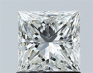 Picture of Natural Diamond 1.01 Carats, Princess with  Cut, I Color, VS2 Clarity and Certified by GIA