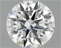 Lab Grown Diamond 1.10 Carats, Round with Excellent Cut, D Color, VVS2 Clarity and Certified by IGI