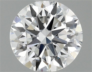 Picture of Lab Grown Diamond 1.10 Carats, Round with Excellent Cut, D Color, VVS2 Clarity and Certified by IGI