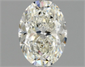 Natural Diamond 0.90 Carats, Oval with  Cut, I Color, VVS1 Clarity and Certified by GIA