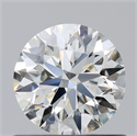 Diamante Natural 0.60 quilates, Redondo , Color H, claridad IF y certificado GIA