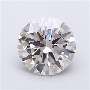 Picture of Lab Grown Diamond 1.27 Carats, Round with Ideal Cut, G Color, VVS2 Clarity and Certified by IGI