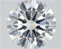 Lab Grown Diamond 3.07 Carats, Round with Ideal Cut, F Color, VVS1 Clarity and Certified by IGI