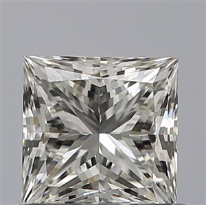 Picture of Natural Diamond 0.70 Carats, Princess with  Cut, H Color, VVS1 Clarity and Certified by IGI