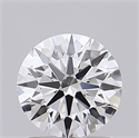 Del inventario de diamantes de laboratorio, 1.24 quilates, Redondo , Color D, claridad IF y certificado IGI