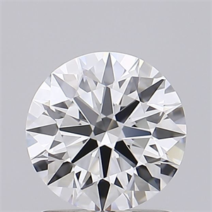 Picture of Lab Grown Diamond 1.24 Carats, Round with Ideal Cut, D Color, IF Clarity and Certified by IGI