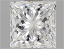 Natural Diamond 0.90 Carats, Princess with  Cut, F Color, VS1 Clarity and Certified by GIA