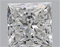 Natural Diamond 0.71 Carats, Princess with  Cut, G Color, VS1 Clarity and Certified by GIA