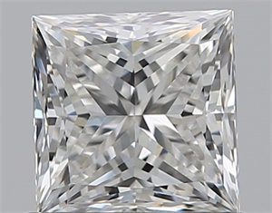 Foto Diamante Natural 0.71 quilates, Princesa , Color G, claridad VS1 y certificado GIA de