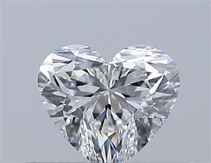 Picture of Natural Diamond 0.32 Carats, Heart with  Cut, E Color, VS2 Clarity and Certified by GIA