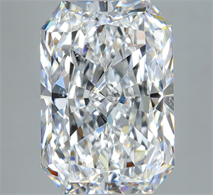 Picture of Natural Diamond 4.01 Carats, Radiant with  Cut, D Color, SI1 Clarity and Certified by GIA