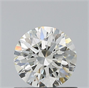 Natural Diamond 0.70 Carats, Round with Excellent Cut, K Color, IF Clarity and Certified by GIA