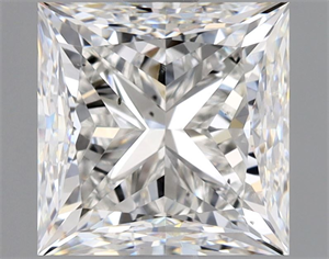 Picture of Natural Diamond 2.01 Carats, Princess with  Cut, G Color, SI1 Clarity and Certified by GIA