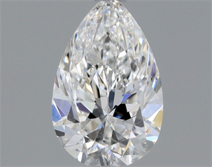 Picture of Natural Diamond 0.40 Carats, Pear with  Cut, E Color, VVS1 Clarity and Certified by GIA