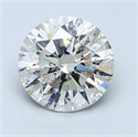 1.52 quilates, Redondo Diamante , Color H, claridad SI2 y certificado por EGL-USA