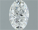 Diamante Natural 1.01 quilates, Ovalado , Color F, claridad SI2 y certificado GIA