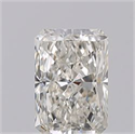 Natural Diamond 1.20 Carats, Radiant with  Cut, J Color, SI1 Clarity and Certified by GIA