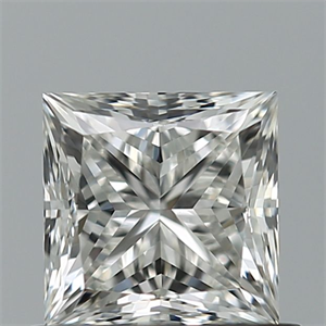 Picture of Natural Diamond 0.90 Carats, Princess with  Cut, G Color, VVS1 Clarity and Certified by IGI