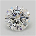 Lab Grown Diamond 1.00 Carats, Round with Ideal Cut, D Color, VVS2 Clarity and Certified by IGI