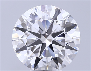 Picture of Lab Grown Diamond 7.01 Carats, Round with Ideal Cut, F Color, VS1 Clarity and Certified by IGI