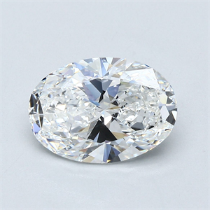 Picture of Natural Diamond 3.01 Carats, Oval with  Cut, F Color, VVS2 Clarity and Certified by GIA