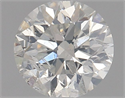 Natural Diamond 1.01 Carats, Round with Very Good Cut, J Color, I1 Clarity and Certified by GIA