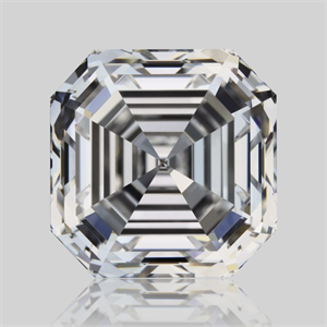 Picture of Natural Diamond 2.02 Carats, Asscher with  Cut, D Color, FL Clarity and Certified by GIA