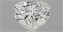 Natural Diamond 0.49 Carats, Heart with  Cut, H Color, VVS2 Clarity and Certified by GIA