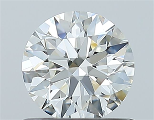 Picture of Natural Diamond 0.70 Carats, Round with Excellent Cut, I Color, IF Clarity and Certified by GIA