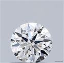 Natural Diamond 0.51 Carats, Round with Excellent Cut, J Color, VS1 Clarity and Certified by GIA