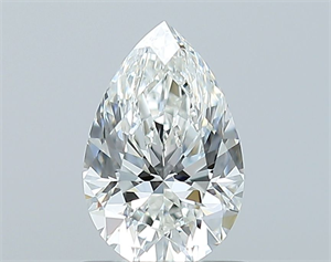 Picture of Natural Diamond 0.75 Carats, Pear with  Cut, H Color, VVS1 Clarity and Certified by GIA