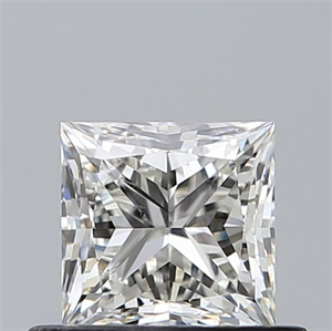 Picture of Natural Diamond 0.60 Carats, Princess with  Cut, I Color, VS2 Clarity and Certified by GIA