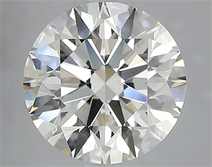 Picture of Natural Diamond 3.50 Carats, Round with Excellent Cut, J Color, VVS1 Clarity and Certified by IGI