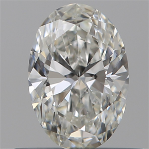 Picture of Natural Diamond 0.50 Carats, Oval with  Cut, H Color, VS1 Clarity and Certified by GIA